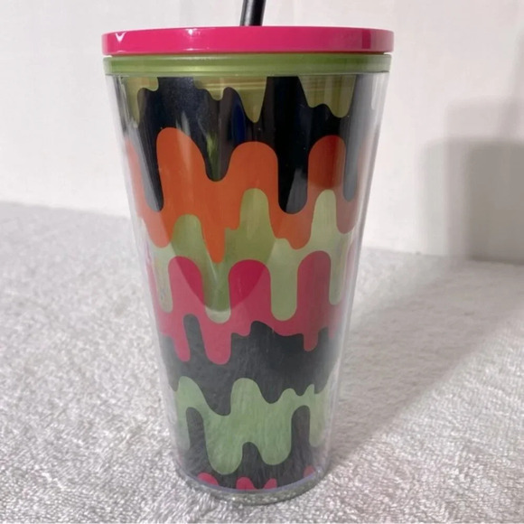 Starbucks Fall 2023 Halloween Limited Edition Drippy Wave Swirl Grande Tumbler - Picture 5 of 13